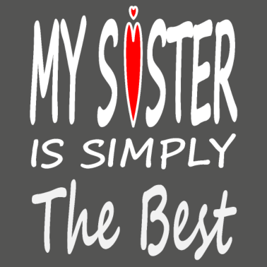 Motiv beste Schwester große Schwester Geschenkidee