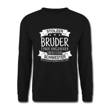 Geschenkidee Schwester Pullover - Stolzer Bruder Geschwister Geschenkidee Schwester