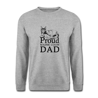 Geschenkidee Schwester Pullover - Proud Maine Coon Cat Dad 01