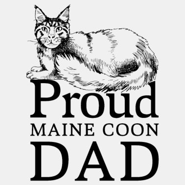 Motiv Proud Maine Coon Cat Dad 01
