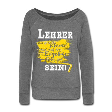 Geschenkidee Schwester Pullover - Lehrer sein ist nicht schwer Geschenkidee