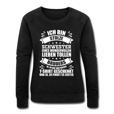Geschenkidee Schwester Pullover - Schwester Spruch Geschenkidee