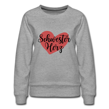 Geschenkidee Schwester Pullover - Schwester Herz Geschenk Schwestern