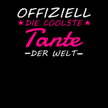 Motiv Offiziell die coolste Tante Geschenkidee Schwester