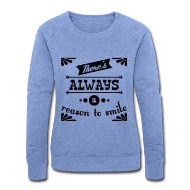 Geschenkidee Schwester Pullover - Always smile Motivation Spruch Geschenkidee schw