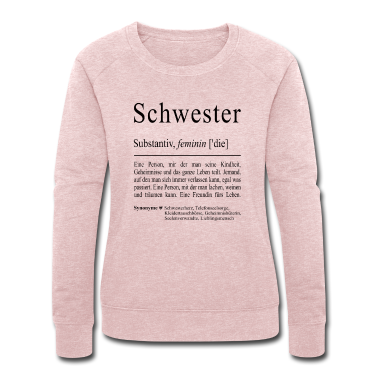 Geschenkidee Schwester Pullover - Schwester Geschwister Familie Geschenkidee