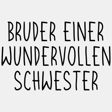Motiv Geschwister - Bruder - Schwester - Geschenkidee