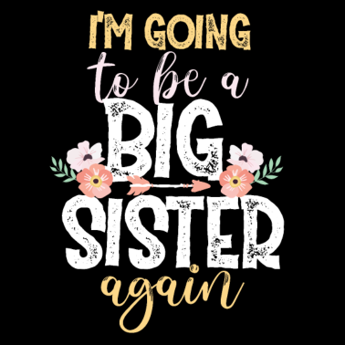 Motiv Schwester Geschwister Geschenkidee Nachwuchs