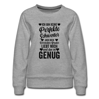 Geschenkidee Schwester Pullover - Schwester Geschwister Familie Geschenkidee