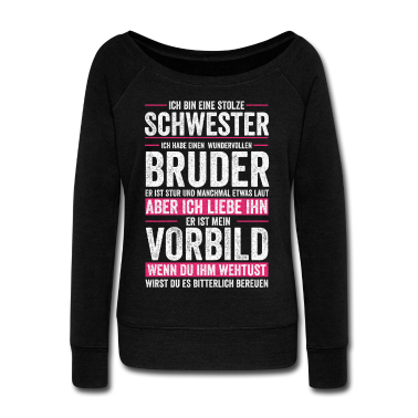 Geschenkidee Schwester Pullover - Schwester Bruder Geschwister Geschenkidee