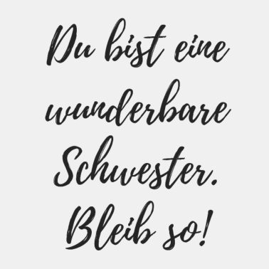 Motiv Beste Schwester Geschenkidee