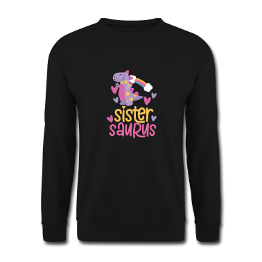 Geschenkidee Schwester Pullover - Schwester Saurus Geschenkidee für Kinder