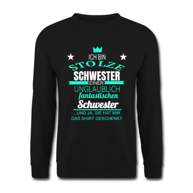 Geschenkidee Schwester Pullover - Schwester Stolze Schwester