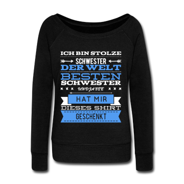 Geschenkidee Schwester Pullover - Ich Bin Stolze Schwester einer Schwester