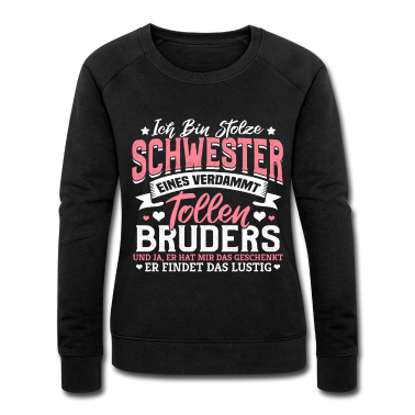 Geschenkidee Schwester Pullover - Schwester Geschenk Lustig Geek Geschenkidee