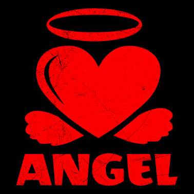 Motiv Valentinstag Engel und Teufel Paar Matching Gift