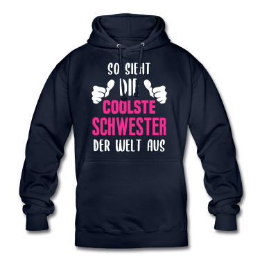 Geschenkidee Schwester Hoodie - Coolste Schwester Geschenkidee für Schwestern