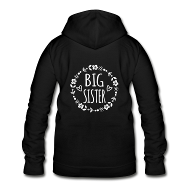 Geschenkidee Schwester Hoodie - Große Schwester Geschenkidee Schwestern Herz süß