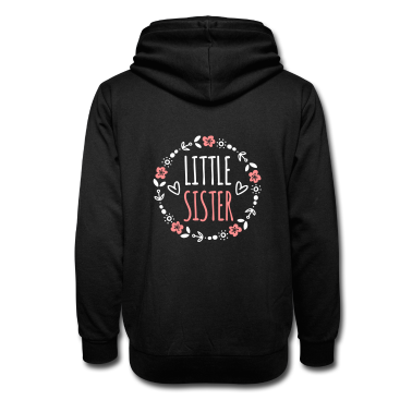 Geschenkidee Schwester Hoodie - Kleine Schwester Geschenkidee Schwestern Herz süß