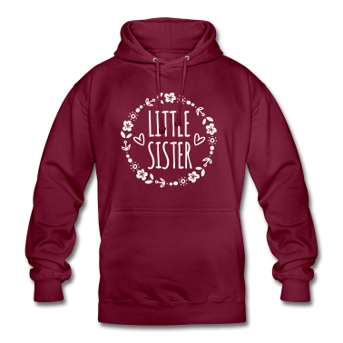 Geschenkidee Schwester Hoodie - Kleine Schwester Geschenkidee Schwestern Herz süß
