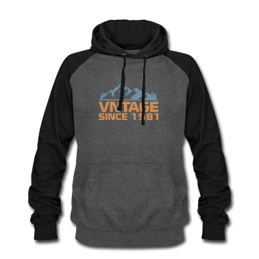 Geschenkidee Schwester Hoodie - Vintage since 1981 Geburtstag Geschenk 40 Jahre