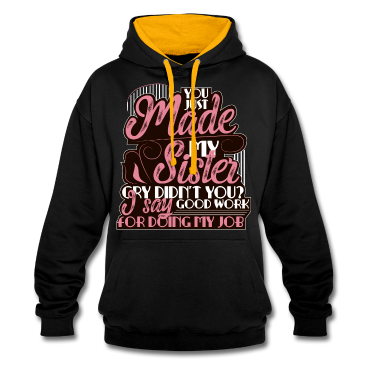 Geschenkidee Schwester Hoodie - Schwester Geschenkidee