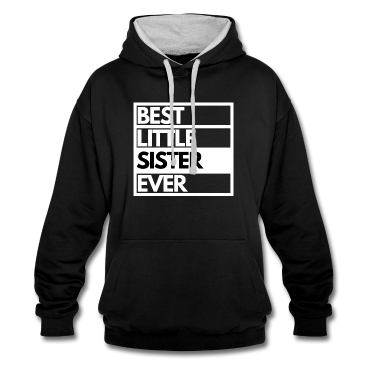 Geschenkidee Schwester Hoodie - Beste kleine Schwester Geschenk Beste kleine Schwester