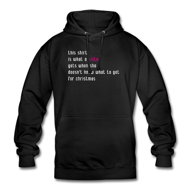Geschenkidee Schwester Hoodie - Schwester Weihnachten Geschenkidee