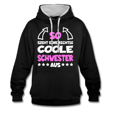 Geschenkidee Schwester Hoodie - Schwester 2021 Geschenkidee