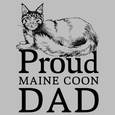 Motiv Proud Maine Coon Cat Dad 01