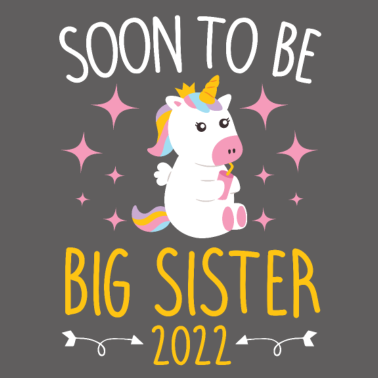 Motiv Werde Große Schwester 2022 Einhorn