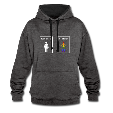 Geschenkidee Schwester Hoodie - Lesbische Schwester Geschenkidee