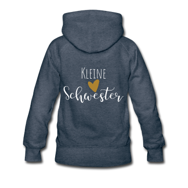 Geschenkidee Schwester Hoodie - Kleine Schwester Geschenk Schwesterherz