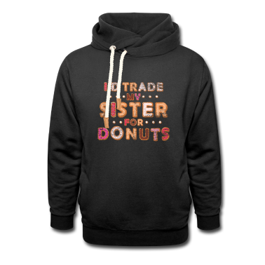 Geschenkidee Schwester Hoodie - Schwester Donuts Geschenkidee