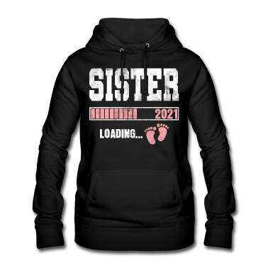 Geschenkidee Schwester Hoodie - Schwester 2021 Geburt Geschenkidee