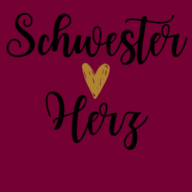 Motiv Schwester Herz Geschenk Schwestern