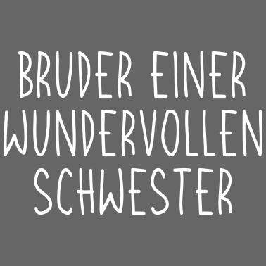 Motiv Geschwister - Bruder - Schwester - Geschenkidee
