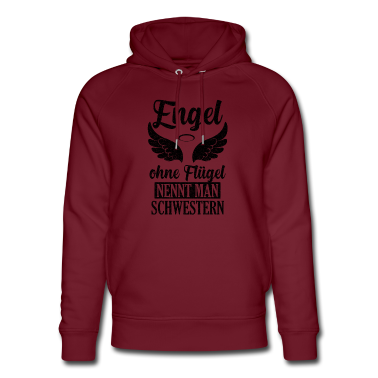 Geschenkidee Schwester Hoodie - Schwester Engel Geschwister Geschenkidee