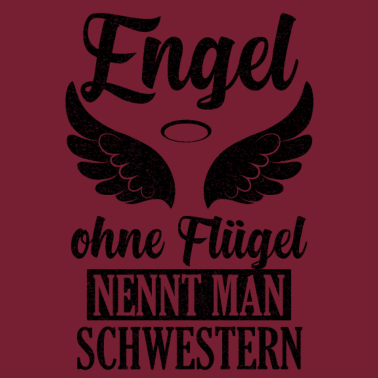 Motiv Schwester Engel Geschwister Geschenkidee