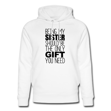 Geschenkidee Schwester Hoodie - Schwester lustige Geschenkidee Weihnachten