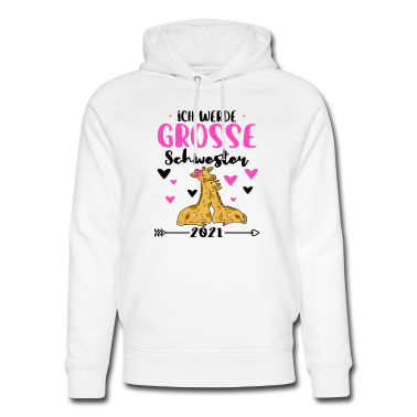 Geschenkidee Schwester Hoodie - Ich werde grosse Schwester 2021 Geschenkidee