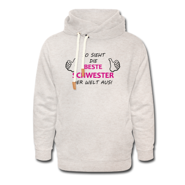 Geschenkidee Schwester Hoodie - Beste Schwester der Welt Geschenkidee