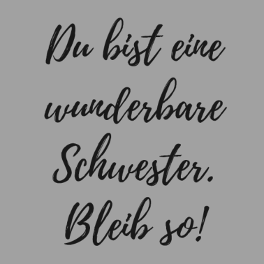 Motiv Beste Schwester Geschenkidee