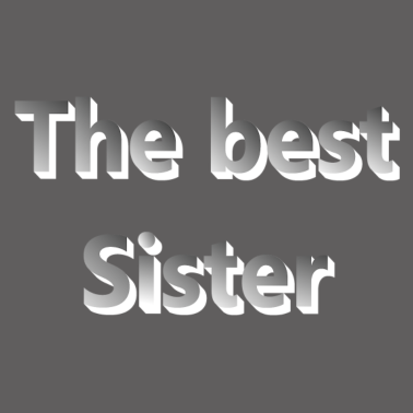Motiv The best Sister, Schwester, Familie