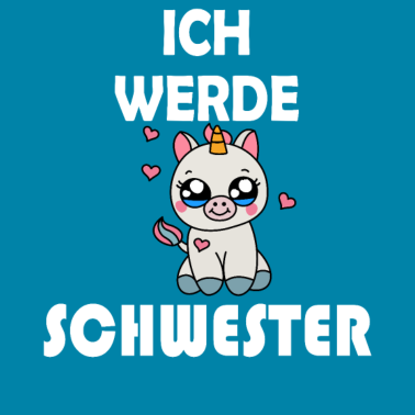 Motiv Ich werde Schwester Einhorn Shirt für Kinder