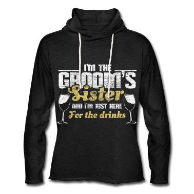 Geschenkidee Schwester Hoodie - Schwester des Bräutigams Familie Geschenkidee