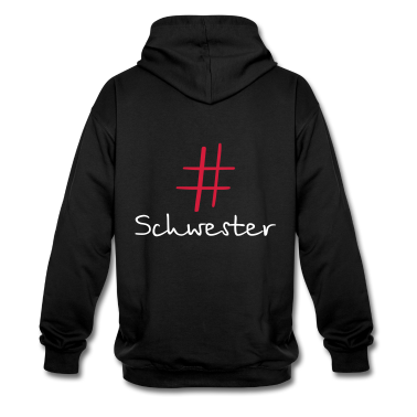 Geschenkidee Schwester Hoodie - #Schwester Hashtag Lieblingsschwester Geschenkidee