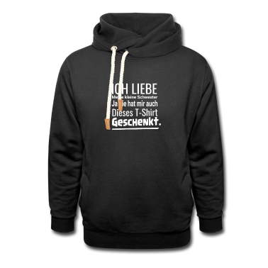 Geschenkidee Schwester Hoodie - Großer Bruder kleine Schwester Geschenkidee