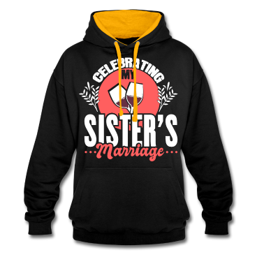 Geschenkidee Schwester Hoodie - Schwester der Braut JGA Geschenkidee