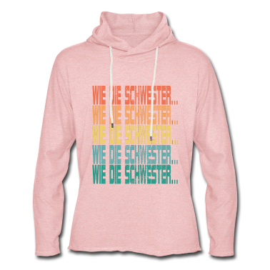 Geschenkidee Schwester Hoodie - So der Schwester Retro lustig Spruch Geschenkidee